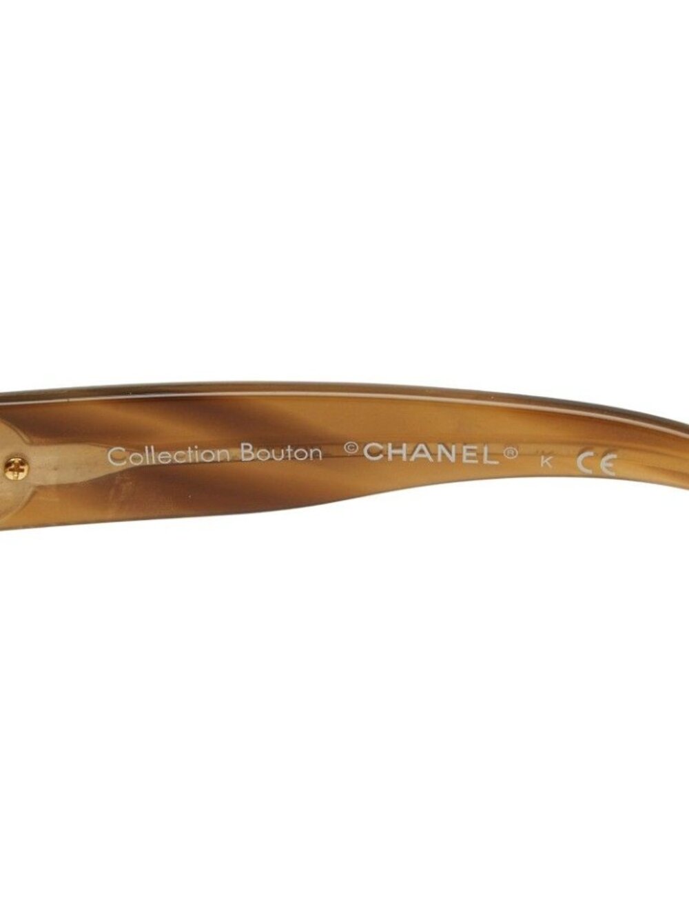 Chanel CC Logo Sunglasses 58 a Brown Acetate 1- Eyewear - Picture 6 of 7